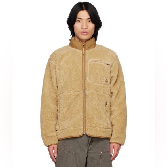 The North FaceExtreme Pile Full-Zip Jacket Khaki Stone/Utility Brown SIZE XL - Picture 2 of 5